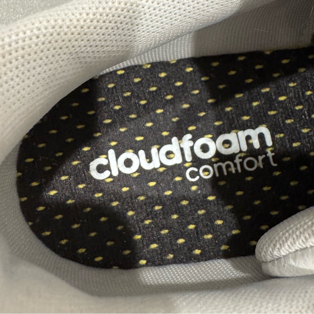 Adidas Grand Court 2.0 Cloudfoam White 3 Stripe Low Top Sneakers 9 - Picture 9 of 9